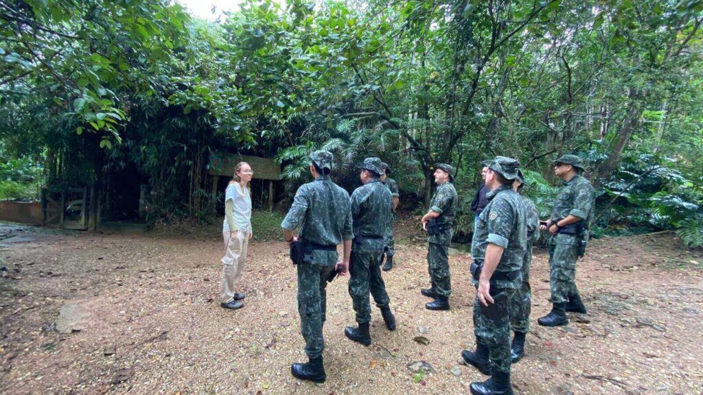 Mata Ciliar de Jundiaí recebe encontro do 5º Batalhão Ambiental da Polícia Militar de SP