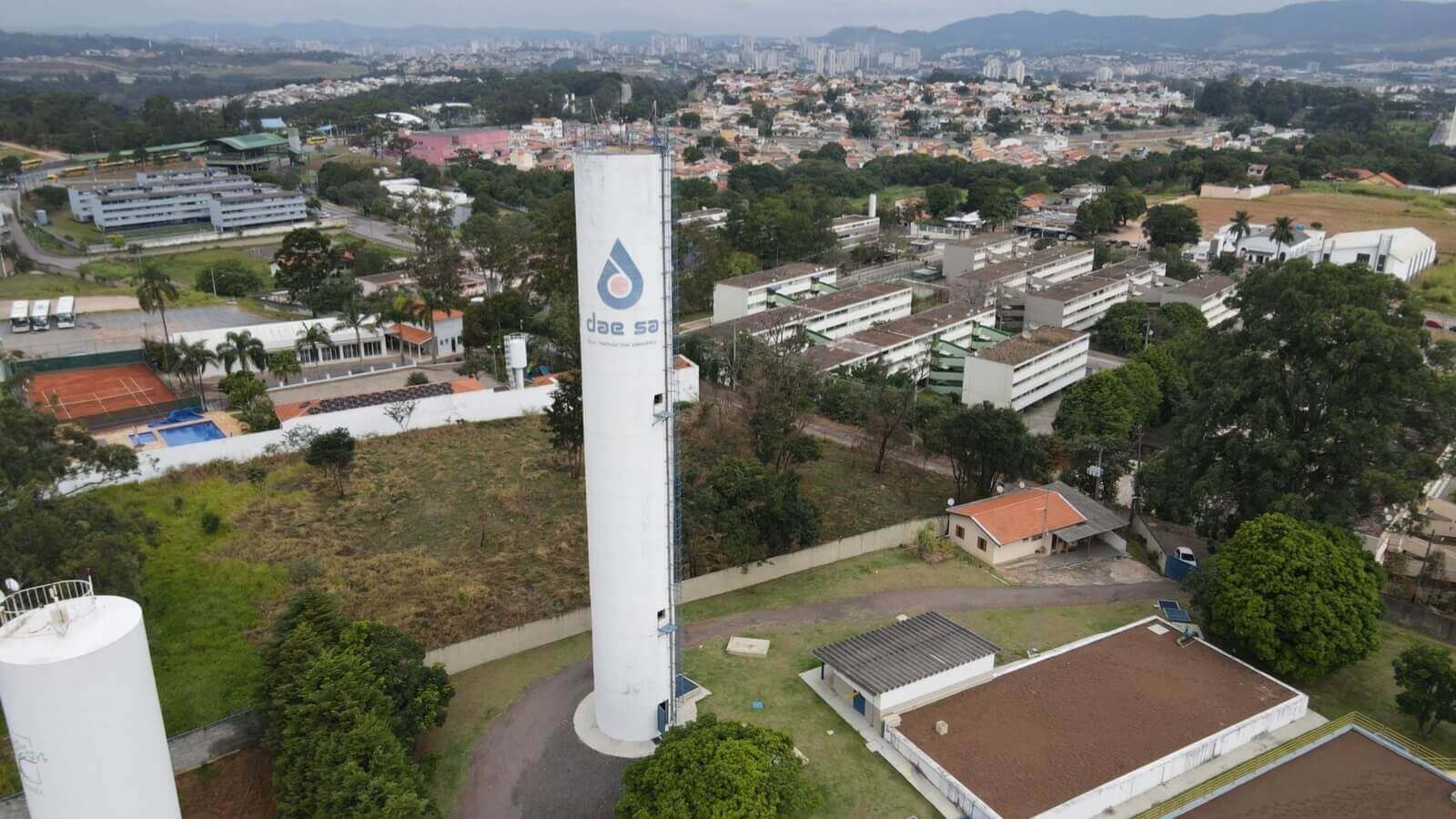 Torre do Departamente de Àgua e Esgoto (DAE) de Jundiaí