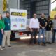 Empresa logística entrega doação de alimentos para o Fundo Social de Jundiaí
