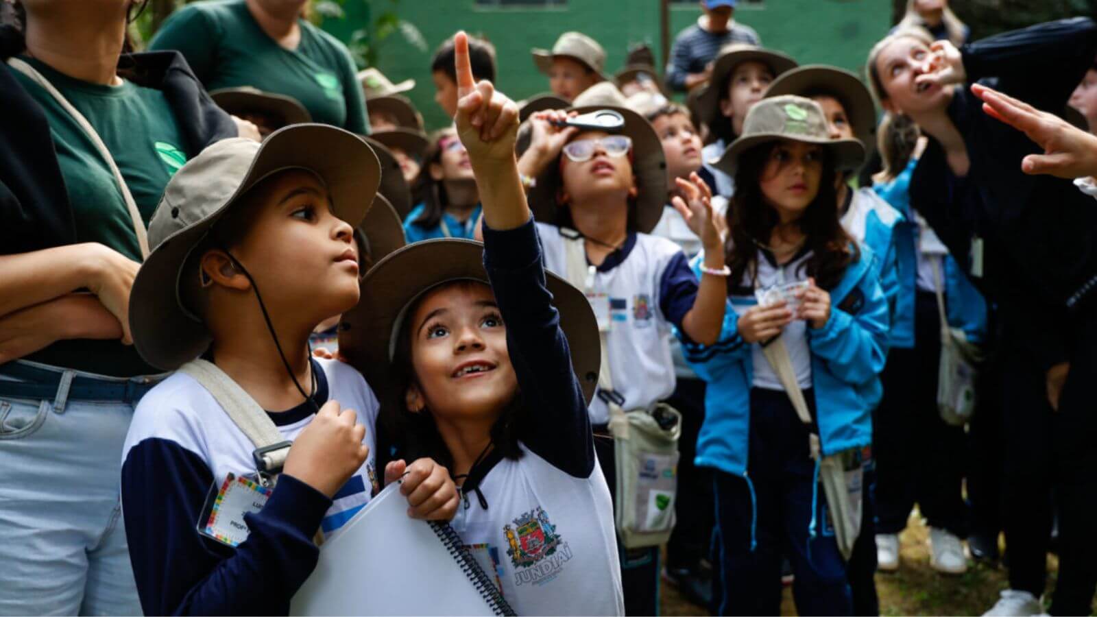 Crianças de escola municipal de Jundiaí visitam a Serra do Japi