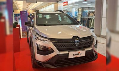 Carro exposto no Maxi Shopping Jundiaí para sorteio especial de Dia dos Namorados.