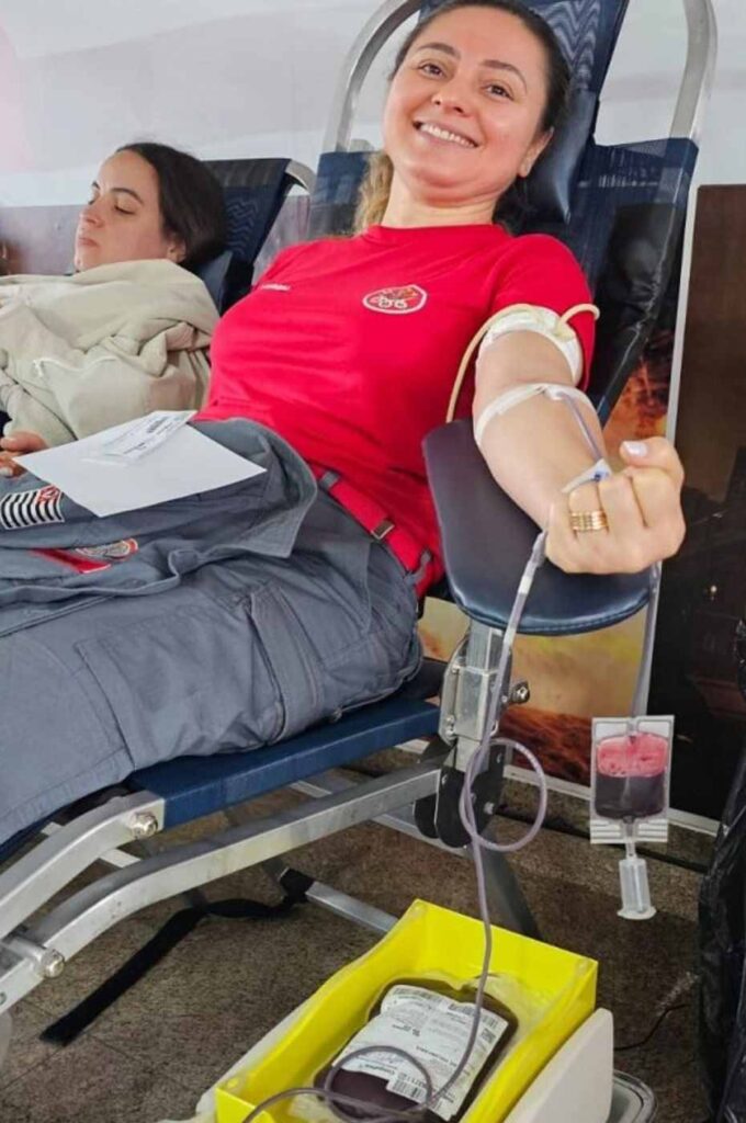 Campanha Bombeiro Sangue Bom incentiva doação de sangue