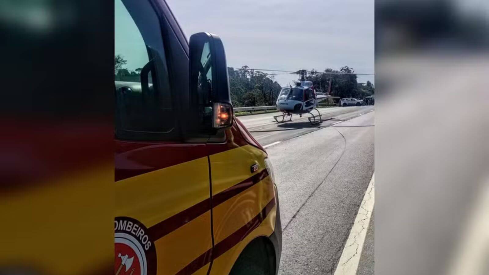 Campo Limpo Paulista motociclista é socorrido após acidente na Zambotto