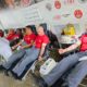 Doação de sangue incentivada pela campanha "Bombeiro Sangue Bom"