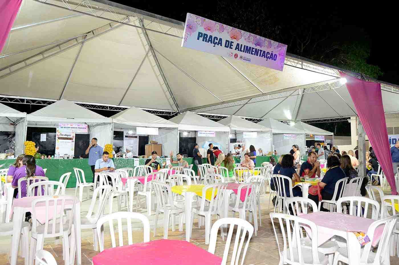 Festa das Orquídeas 2024 de Várzea Paulista terá entidades filantrópicas na praça de alimentação