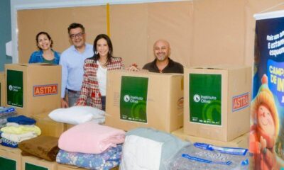 Instituto Oliva doa agasalhos e mantas para campanha de inverno do Fundo Social de Jundiaí