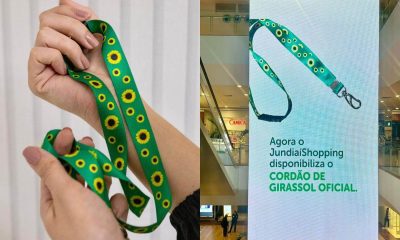 JundiaíShopping distribui cordões de girassol para pessoas com deficiências não aparentes