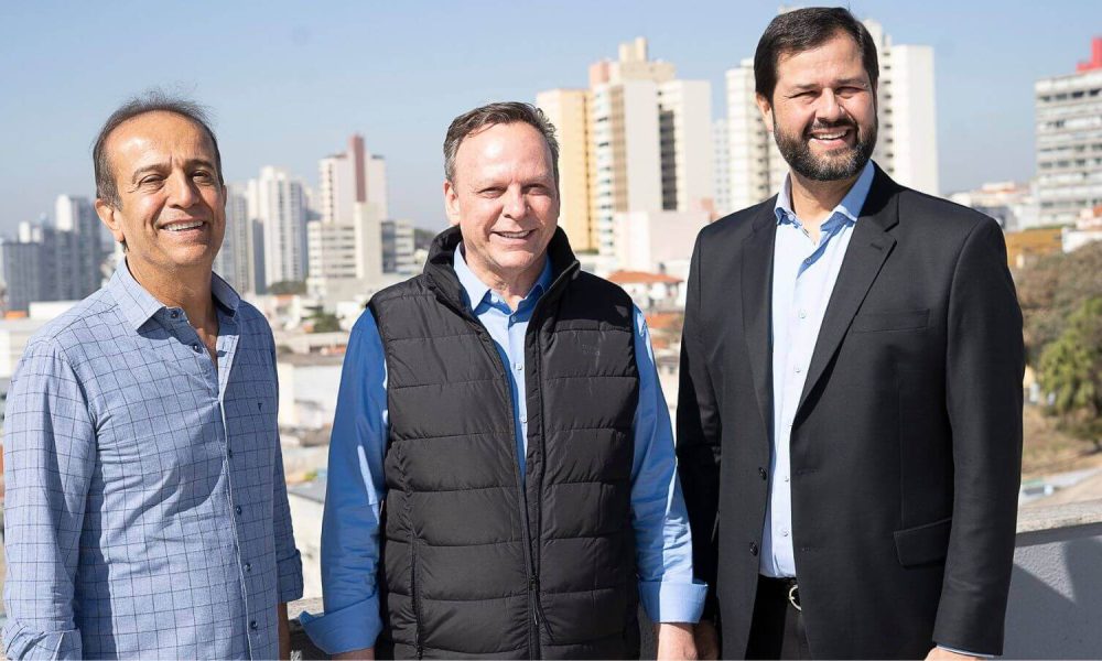 Miguel Haddad, José Antonio Parimoschi e Luiz Fernando Machado