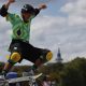 Augusto Akio conquista medalha de bronze no skate park nas Olimpíadas