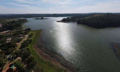 Represa de Jundiaí, responsável pelo abastecimento do município