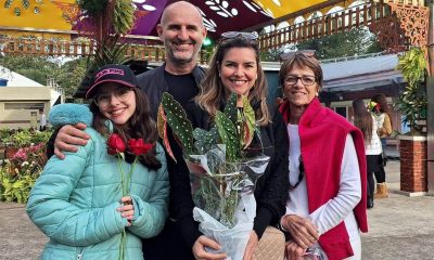 Famílias celebram o Dia dos Pais na Festa das Orquídeas