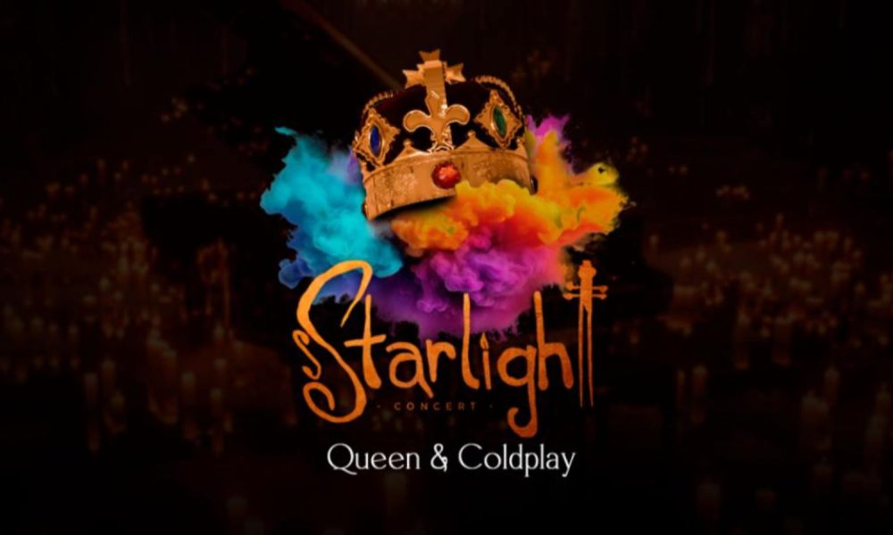 Postêr Starlight Concerts - Queen e Coldplay