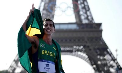 Caio Bonfim ganha medalha de prata na marcha atlética nas Olimpíadas de Paris