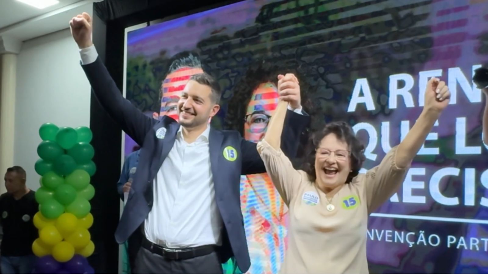 Paulo Finamore e Neusa Orestes de Louveira