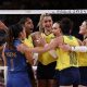 Seleção brasileira de vôlei de quadra feminino garante medalha de bronze nos Jogos Olímpicos