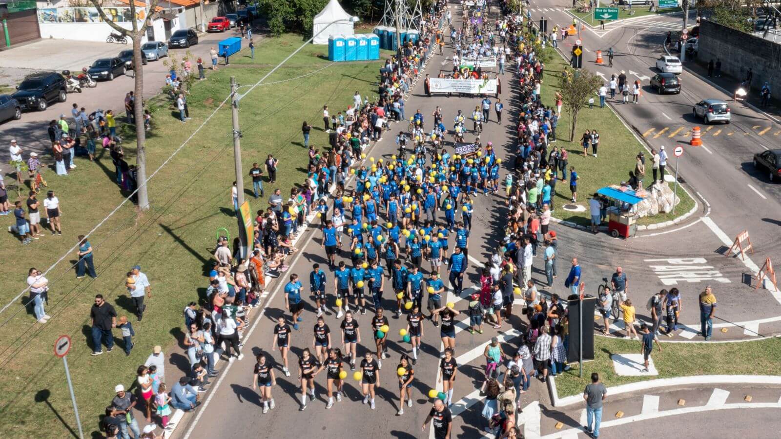 Desfile cívico do 7 de Setembro em Jundiaí