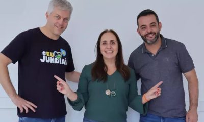 Deputada Federal Adriana Ventura com Gustavo Martinelli e Ricardo Benassi