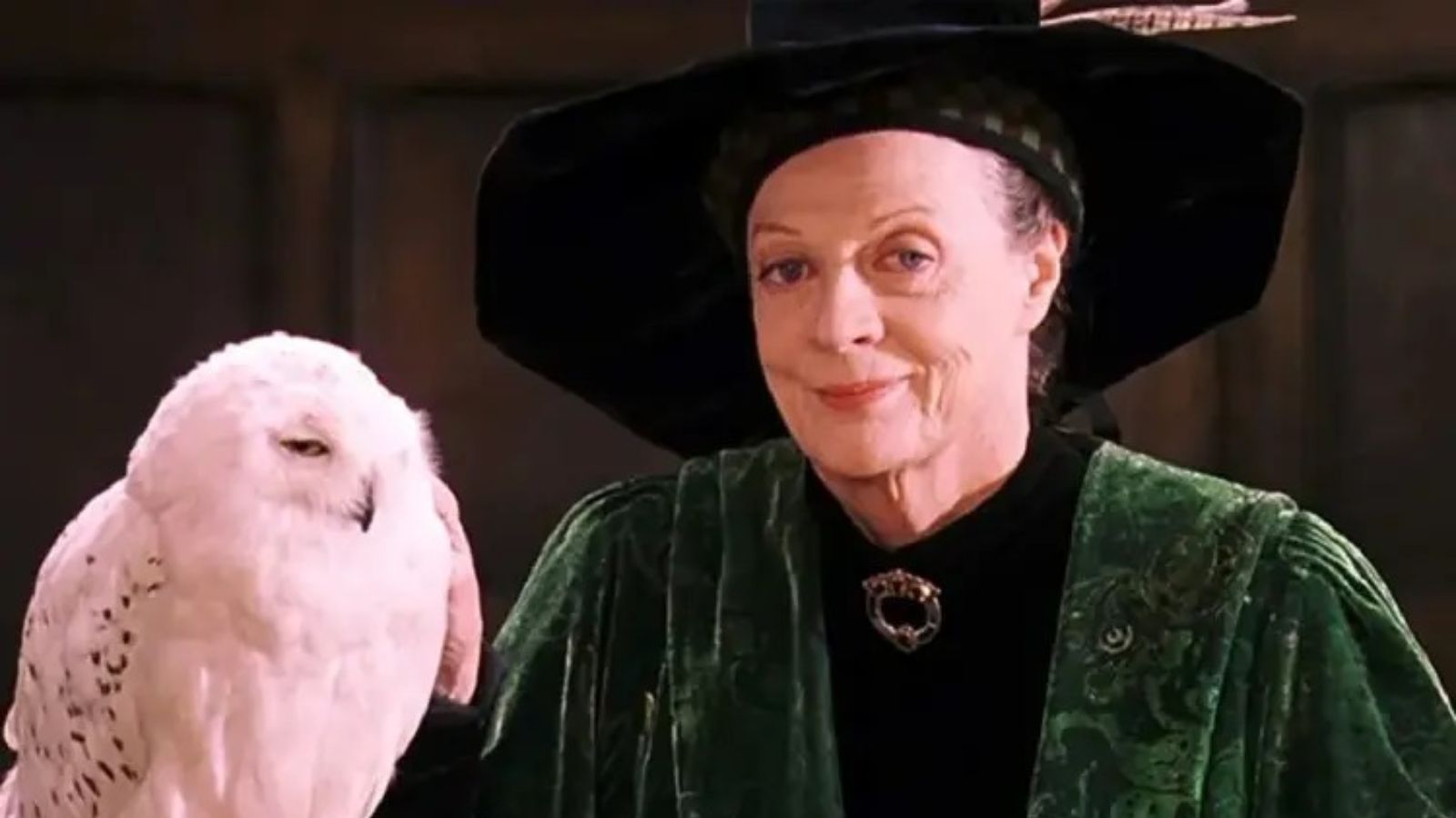 Maggie Smith interpretou Minerva