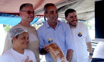 Rodolfo Braga, feirantes e João Paulo