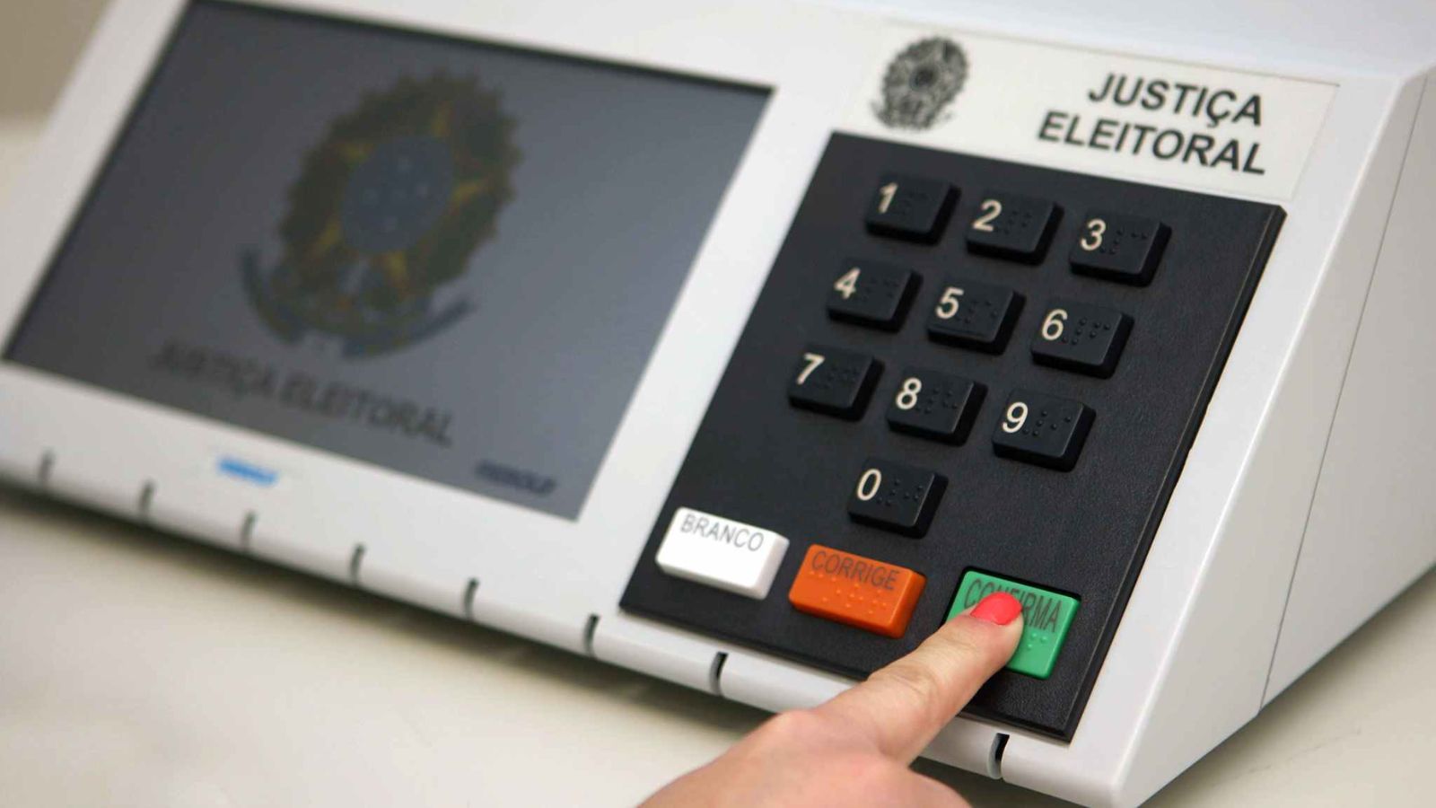 Urna Eleição 2024 para votação