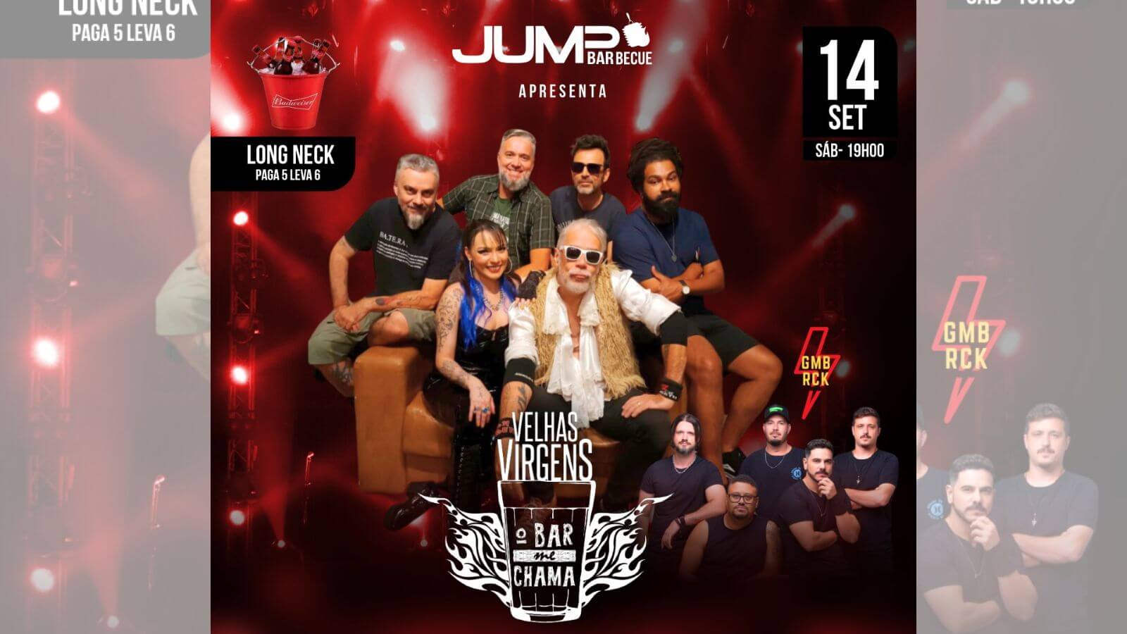 Velhas Virgens e Gambia Rock agitam o JumpBarbecue