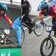 Atleta mirim no Campeonato Brasileiro de BMX Racing 2024.