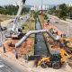 Instalação de cavalete de adutora do Córrego das Valquírias.