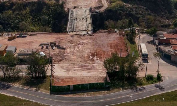 Obra em viaduto de Jundiaí alcança 95% e já tem próximas etapas em terraplanagem.