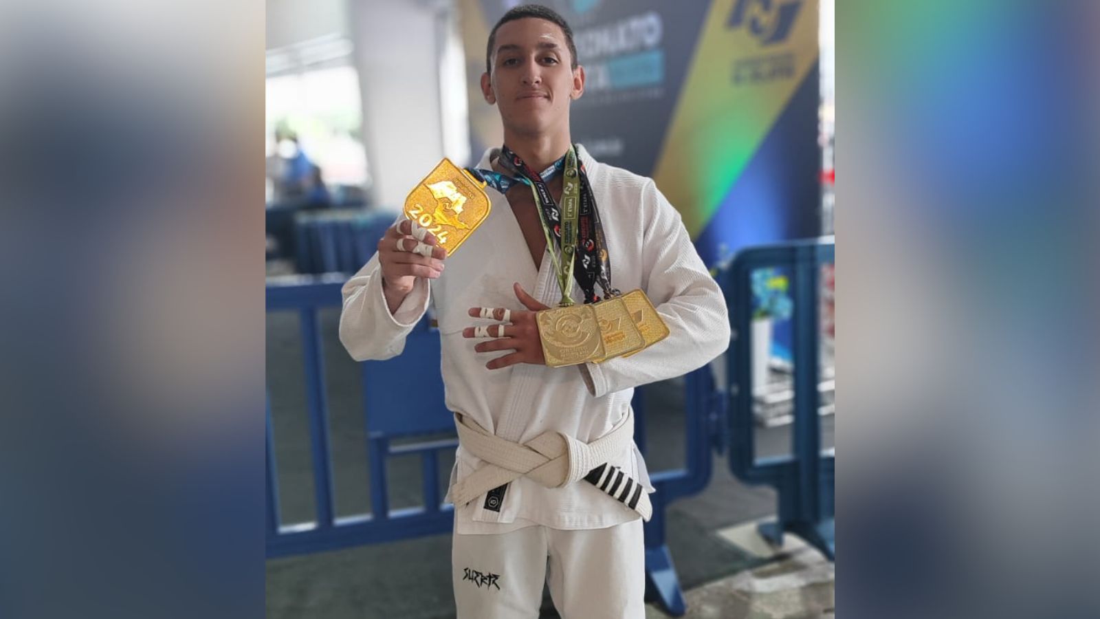 Murilo "Caramelo", atleta de Jiu Jitsu