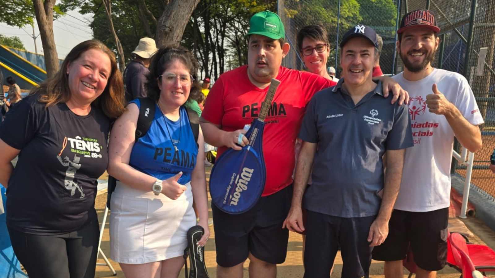 Equipe de atletas do PEAMA de Jundiaí.