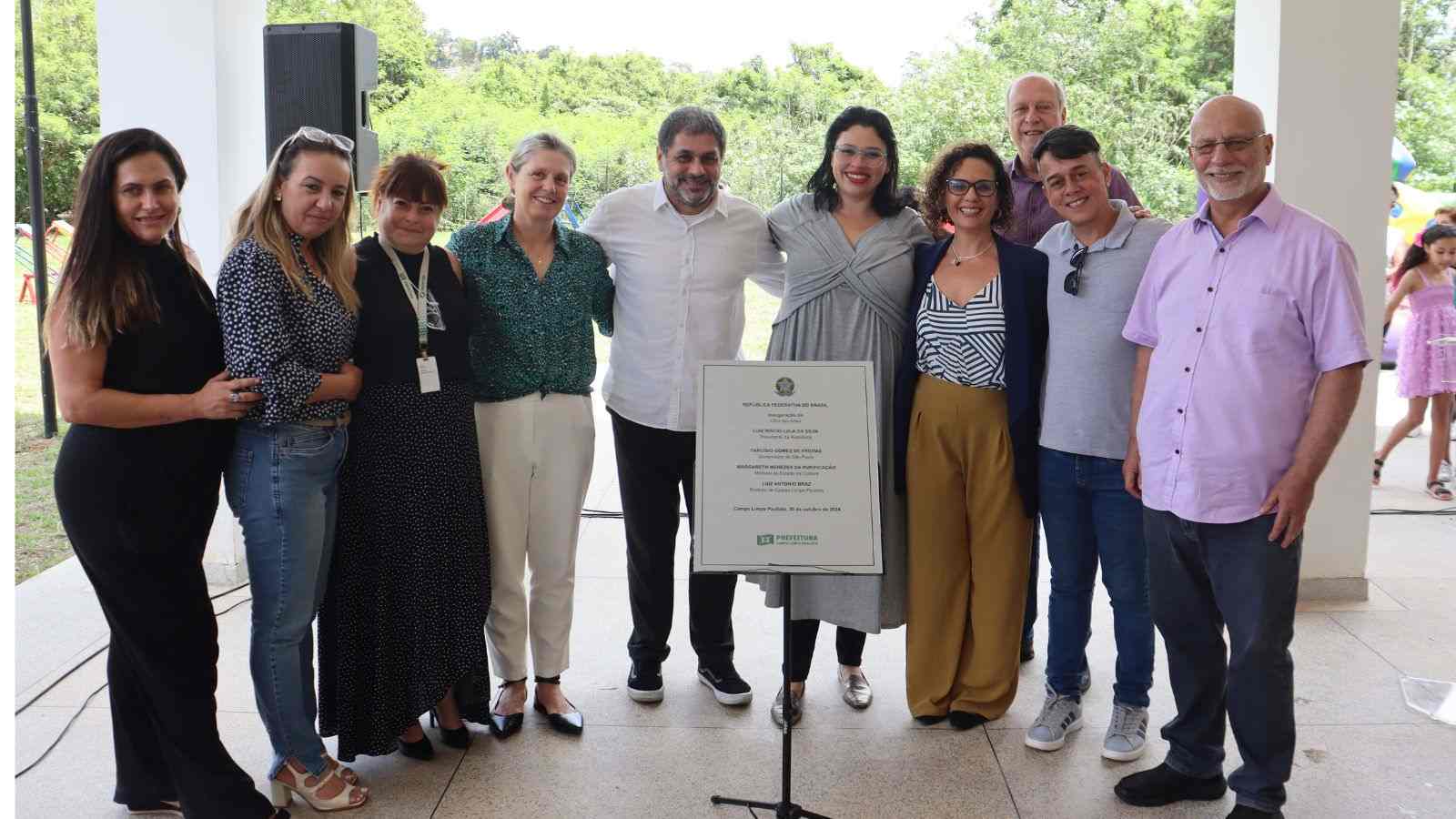 Entrega do CEU das Artes de Campo Limpo Paulista.