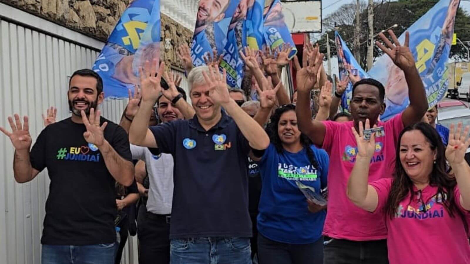 Gustavo Martinelli e Ricardo Benassi no bairro Santa Gertrudes em Jundiaí