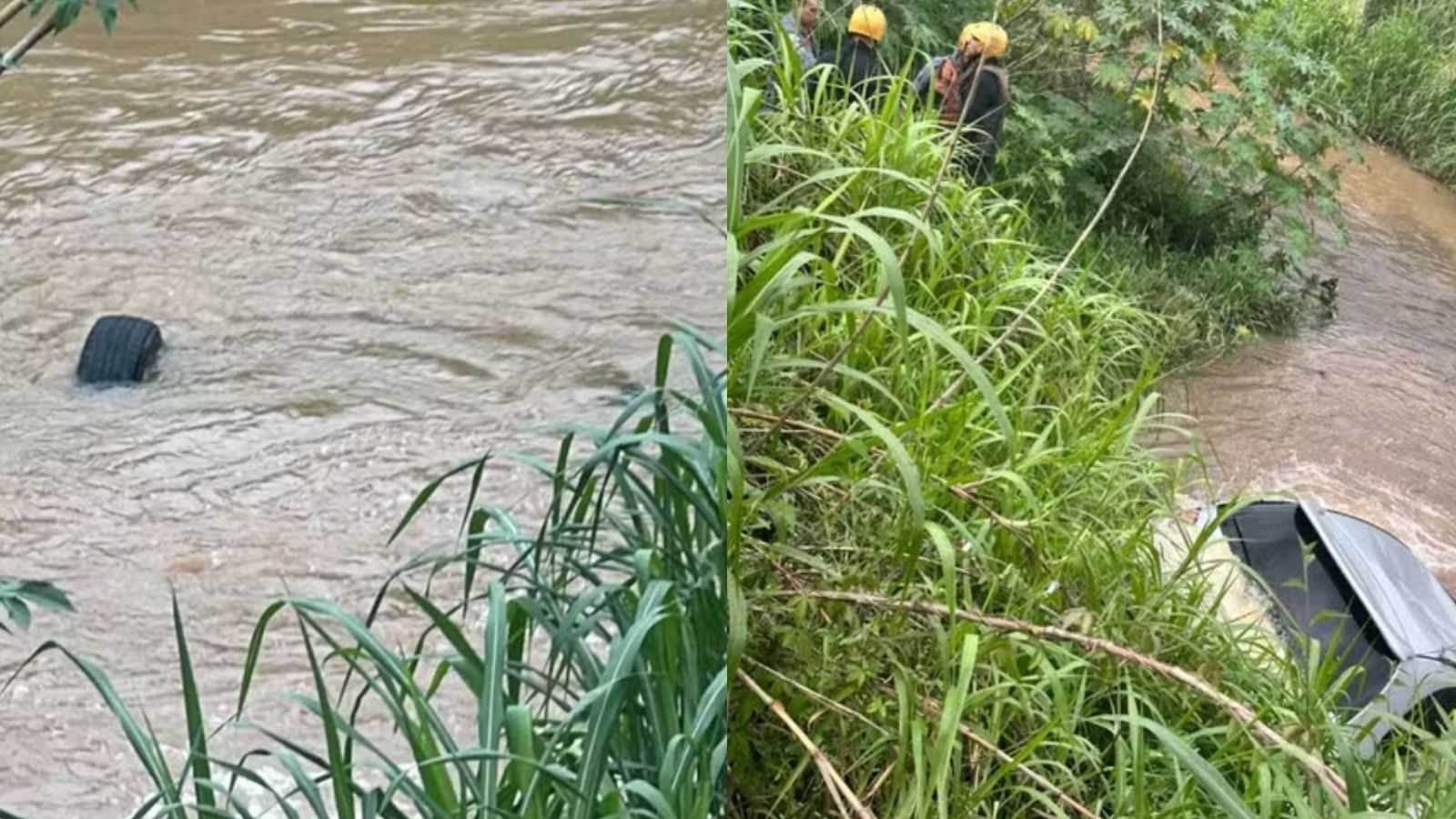 Imagens do Rio Caxambu, em Jundiaí