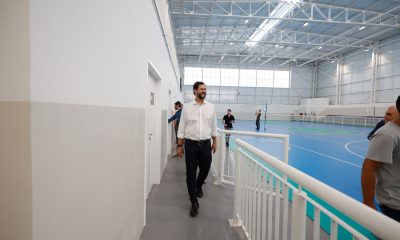 Luiz Fernando no Centro de Excelência do Basquete