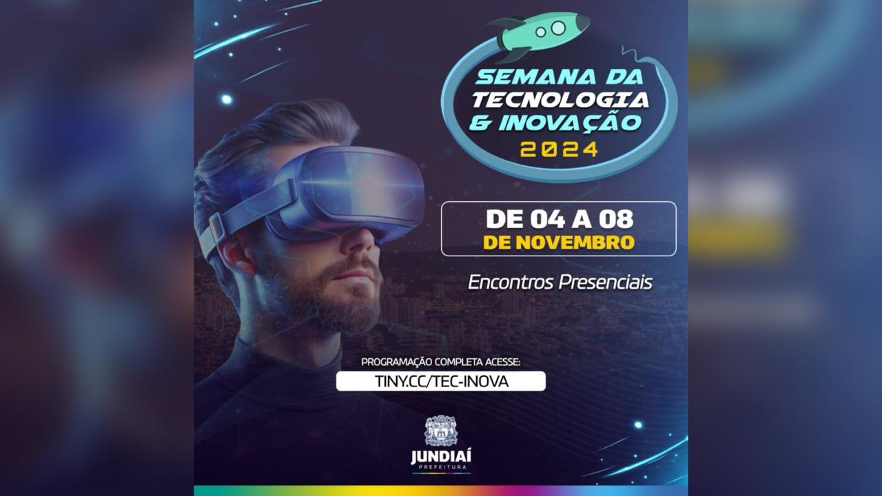 Banner de divulgação da Semana da Tecnologia.