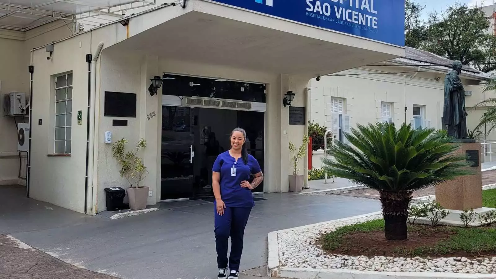 Jéssica entrou no HSV através do Banco de Talentos