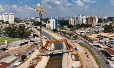 Obras do complexo viário da Ozanan.