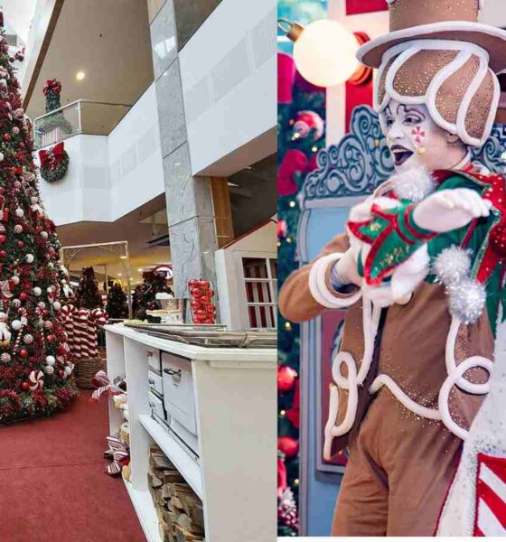 Decoração de Natal do Maxi Shopping.