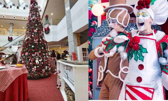 Decoração de Natal do Maxi Shopping.