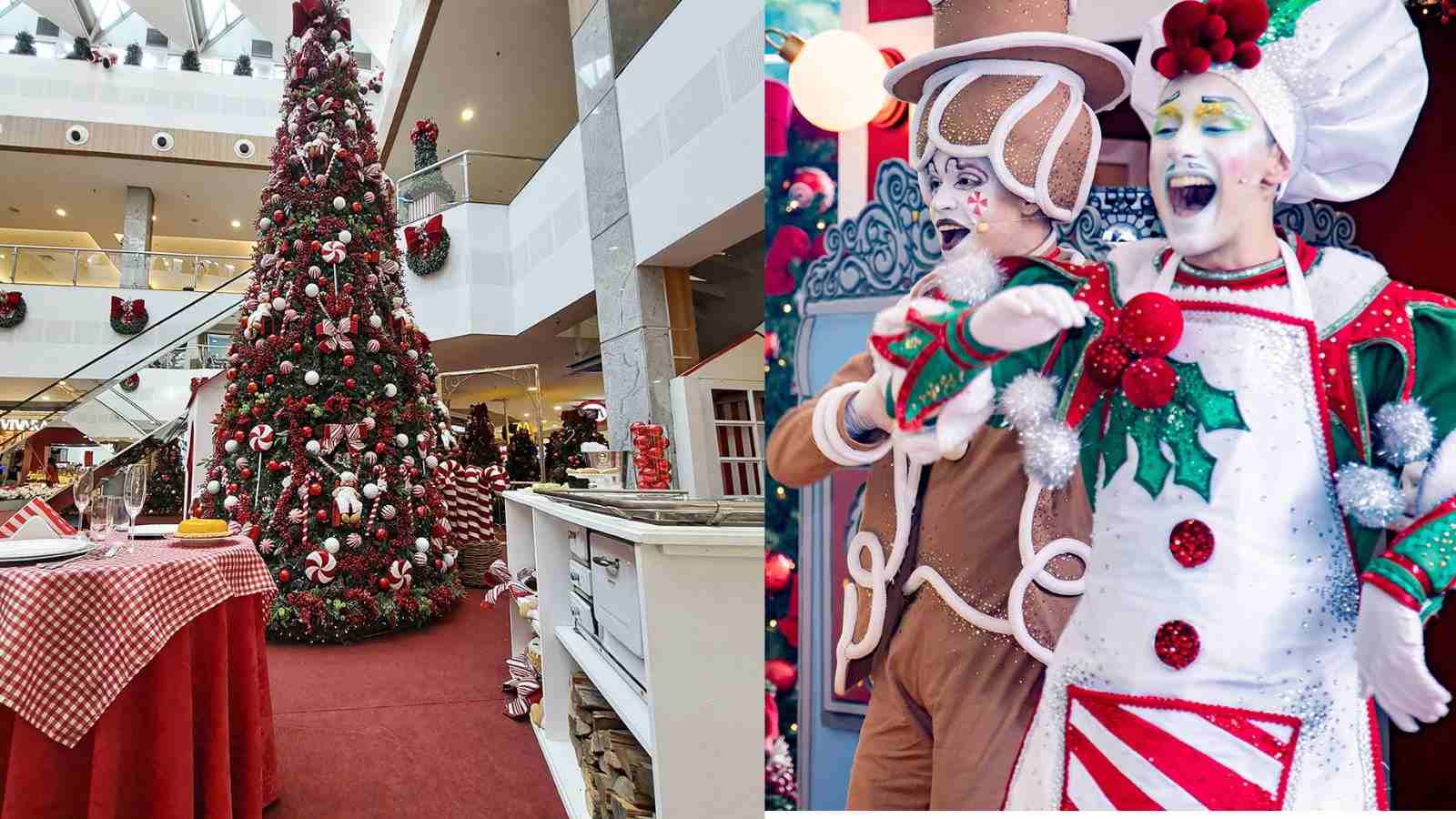 Decoração de Natal do Maxi Shopping.