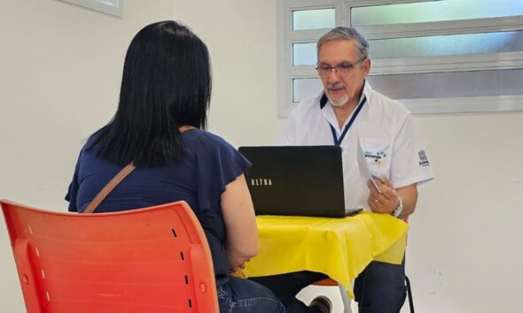 Entrevista em ação da empregabilidade em Jundiaí.