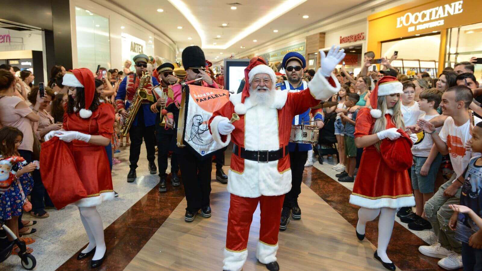 Papai Noel no JundiaíShopping