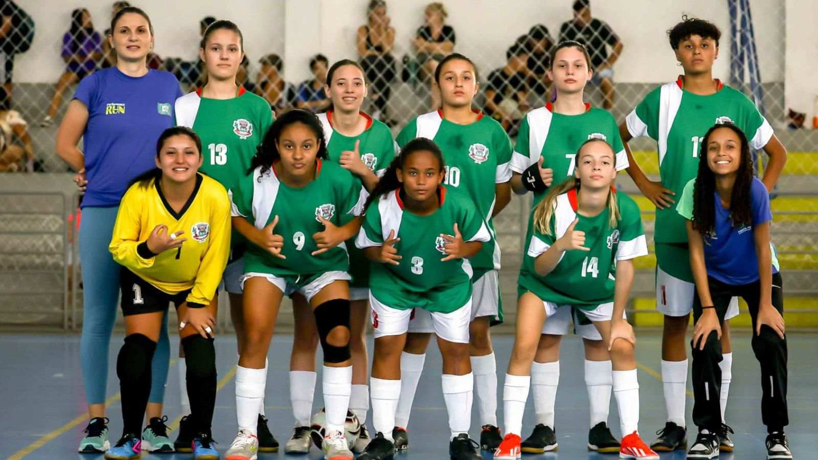 Equipe de futsal feminino